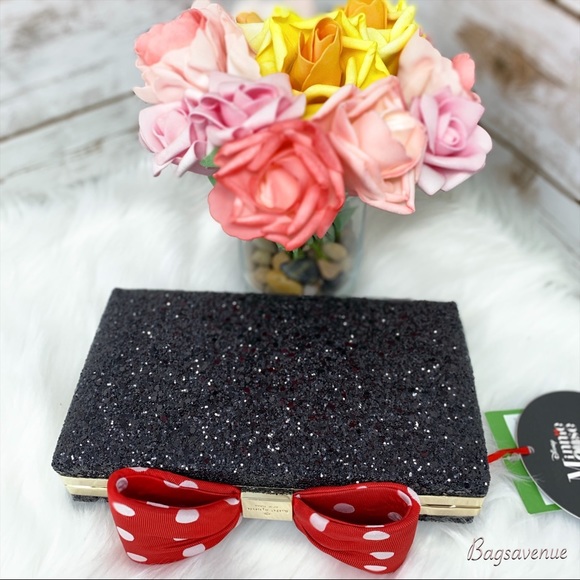 NWT Kate Spade bag DISNEY MINNIE MOUSE BOW CLASP - Picture 5 of 8